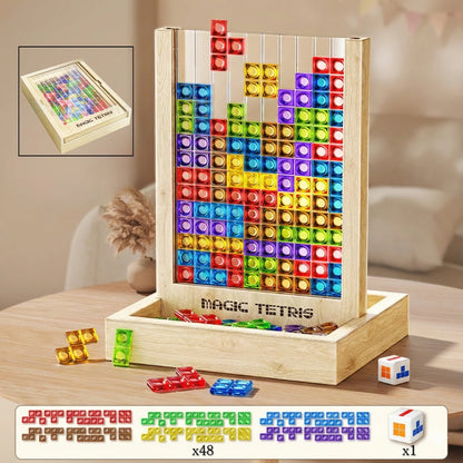マジックテトリス™★【冬の家族時間を変える、3D知育パズル】