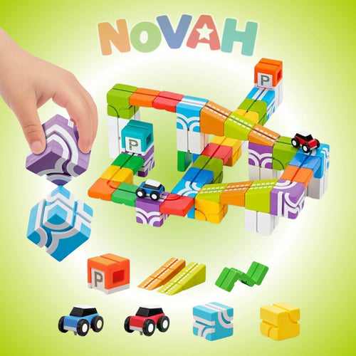 【満足度 No.1】ピタキューブ™【Qbi】｜電池不要・遊びながら学べる知育ブロック