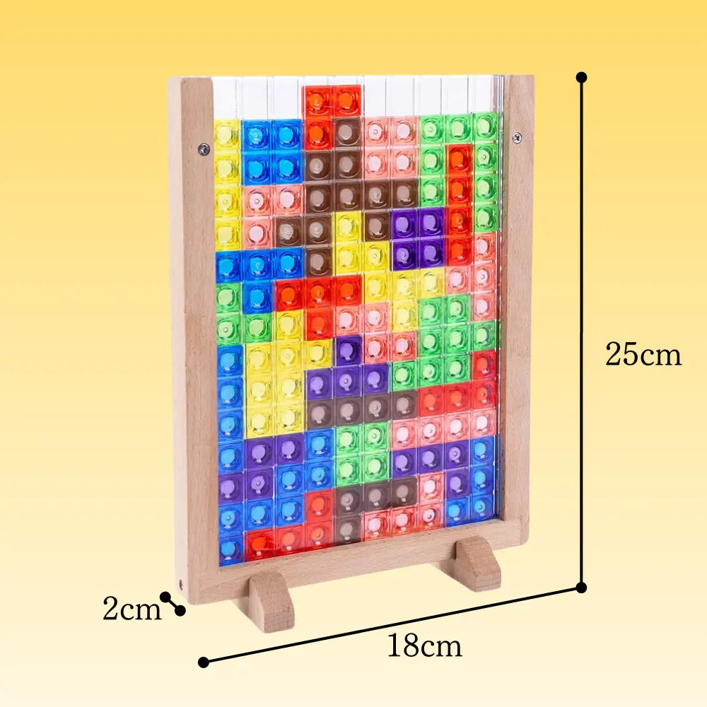 マジックテトリス™★【冬の家族時間を変える、3D知育パズル】